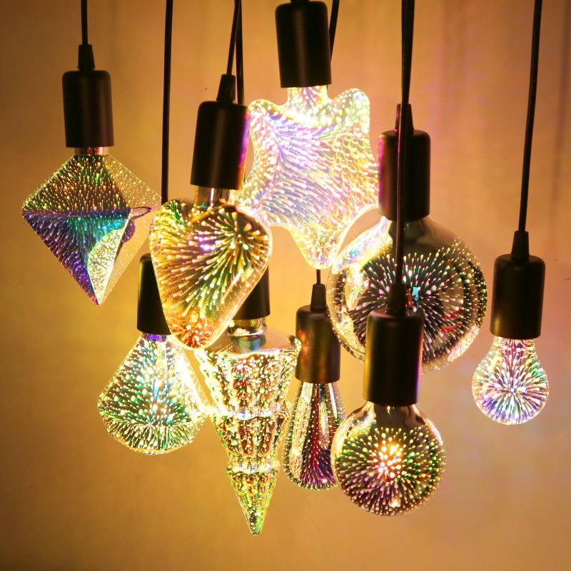 StarryBulb™ - 3D buntes LED-Feuerwerk Glühbirne