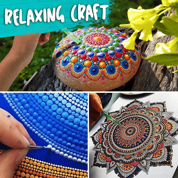 Doto™ - Werkzeugsatz für Punktmalerei (Satz von 13)