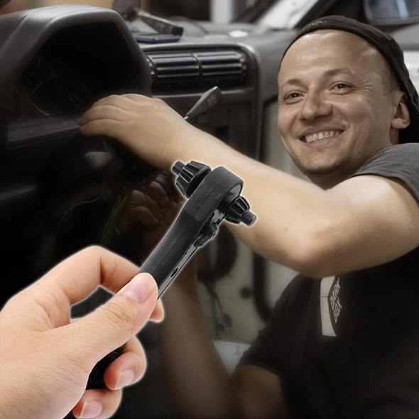 Mini-Ratchet™️ I 2 in 1 Bohrfutter-Ratschen-Schlüssel