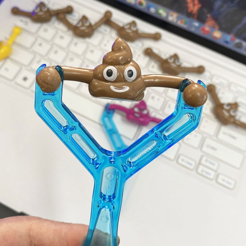 SlingyShots™ - Smiley Pupse Schleuder Spielzeug