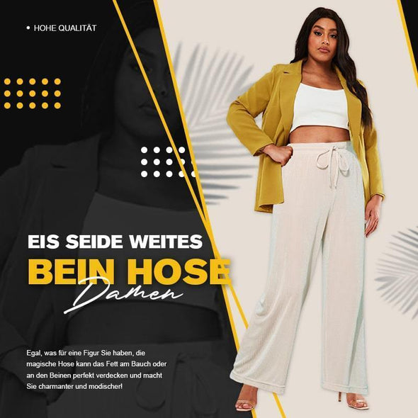 SilkPant™ - Damen Eis Seide Weites Bein Hose