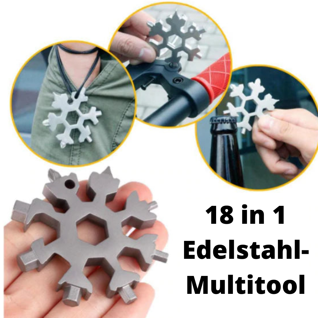 Saker Tool™ 18 in 1 Schneeflocken werkzeug (1+1 GRATIS)