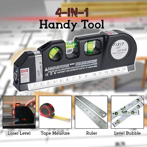 Fixit™ - 4 in 1 Lasermesswerkzeug