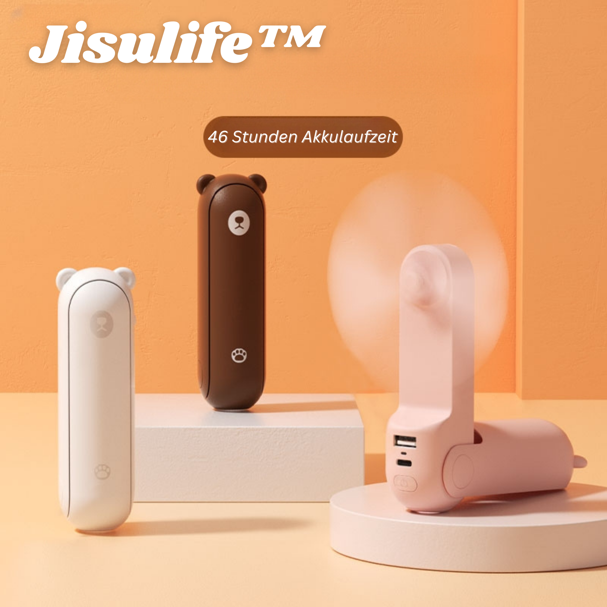 Jisulife™️ I 3 in 1 tragbarer Mini-Ventilator