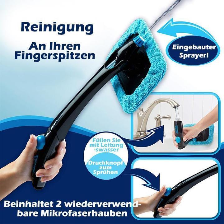 Clean Window™ Scheibenreiniger, mit Wiederverwendbarem Mikrofaser-Verdeck