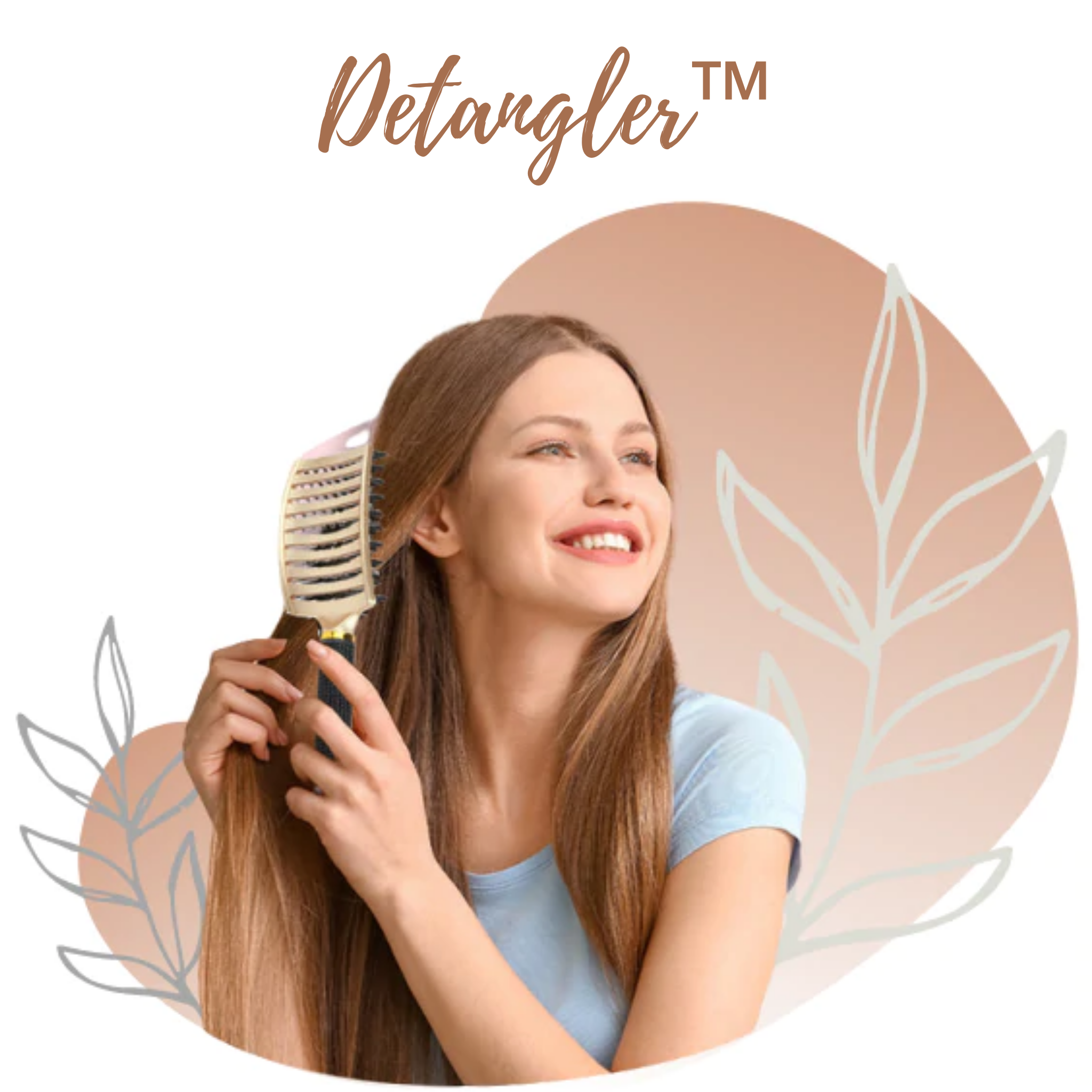 Detangler™ Entwirrungsbürste Für Lockiges Haar