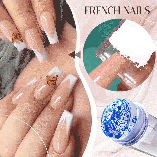Nailsy™ - Silikon Nagelkunststempel (1+1 GRATIS)