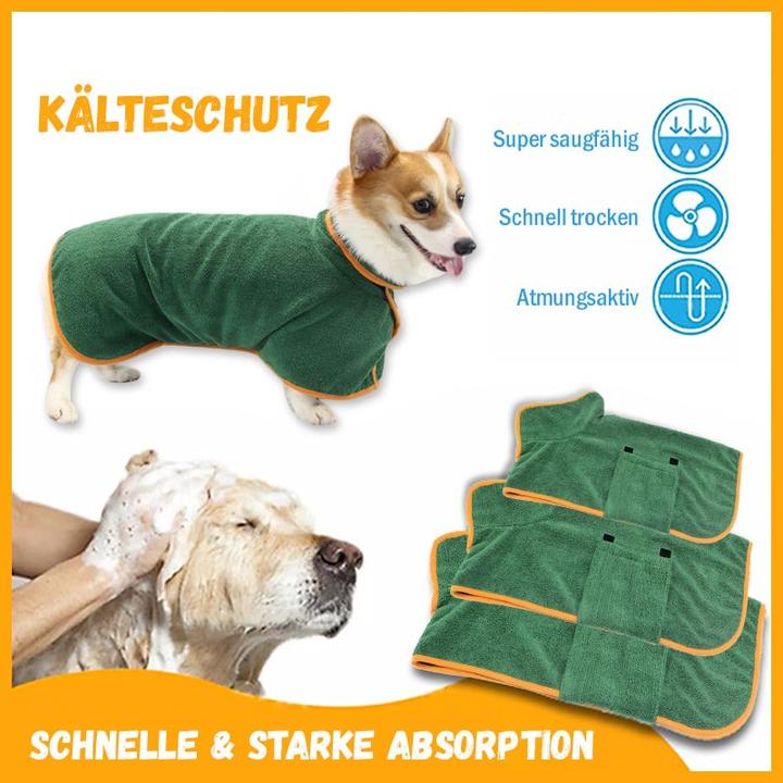 QuickDry™ - Super Saugfähiger Bademantel für Haustiere