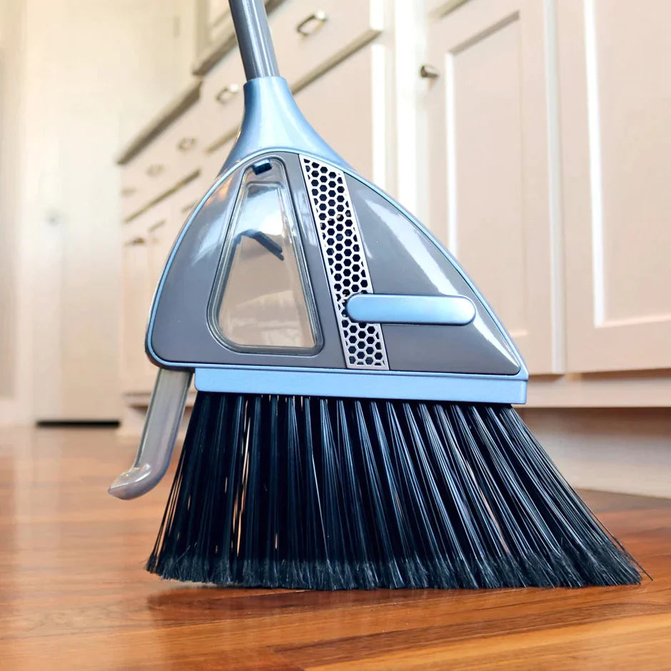 VacBroom™ Schnurlose 2-in-1 Kehrmaschine mit integriertem Staubsauger