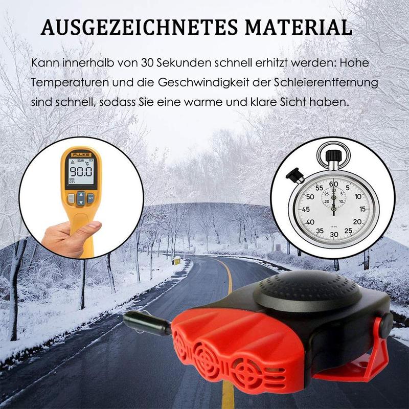 HeaterBuddy™️ - Tragbare 2-in-1-Autoheizung und Windschutzscheibenentfroster