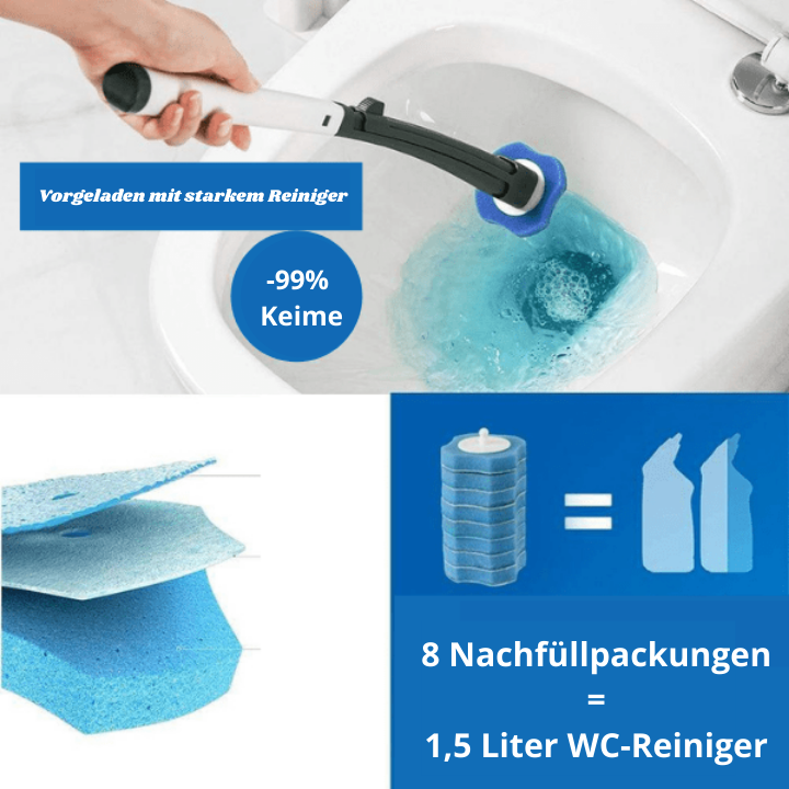 Cleanya™ Einweg-WC-Bürste