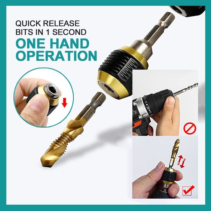 Quick Drill™ Schnellanschluss-Bohrfutter werkzeug (1+1 GRATIS)