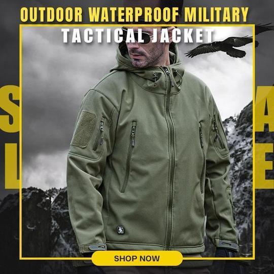 Tactical Jacket™ Wasserdichte und winddichte Militärjacke