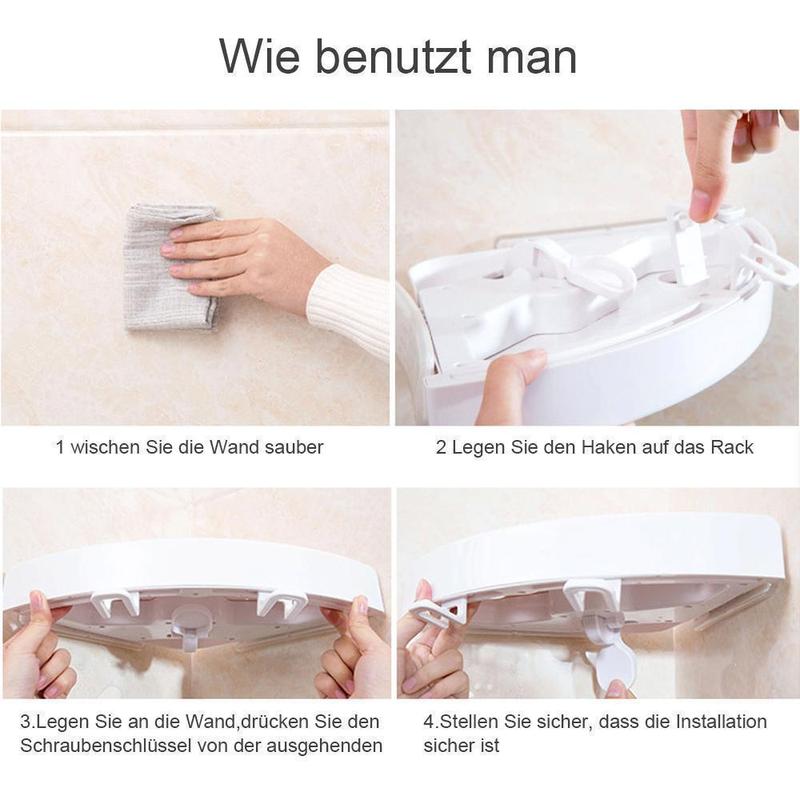 Ramren™ Multifunktion-Eckregal/Badregal ohne Schrauben