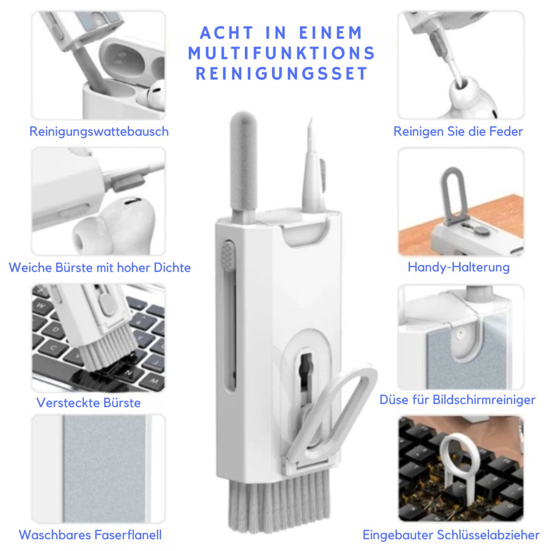 TechTonic™ 8 in 1 Reiniger-Kit (1+1 GRATIS)