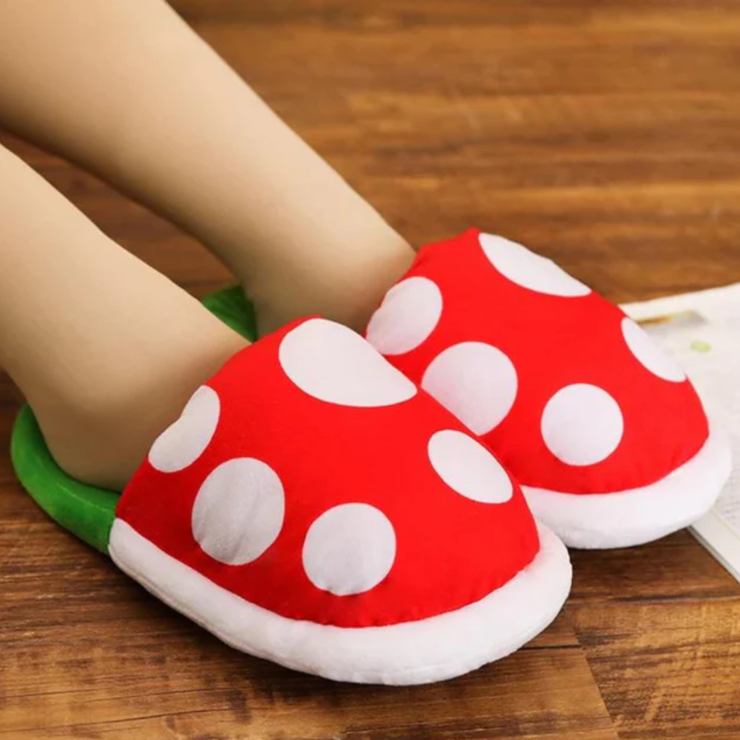 MarioSlippers™️ Bequeme Piranha-Pflanzen-Pantoffeln