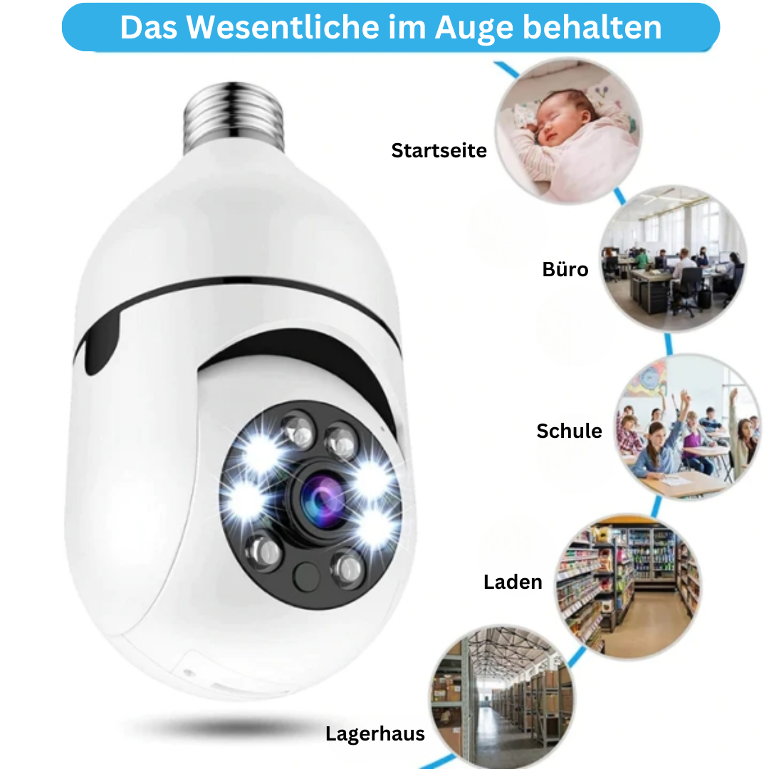 SpyBulb™ - Sicherheit Wifi Glühbirne Kamera
