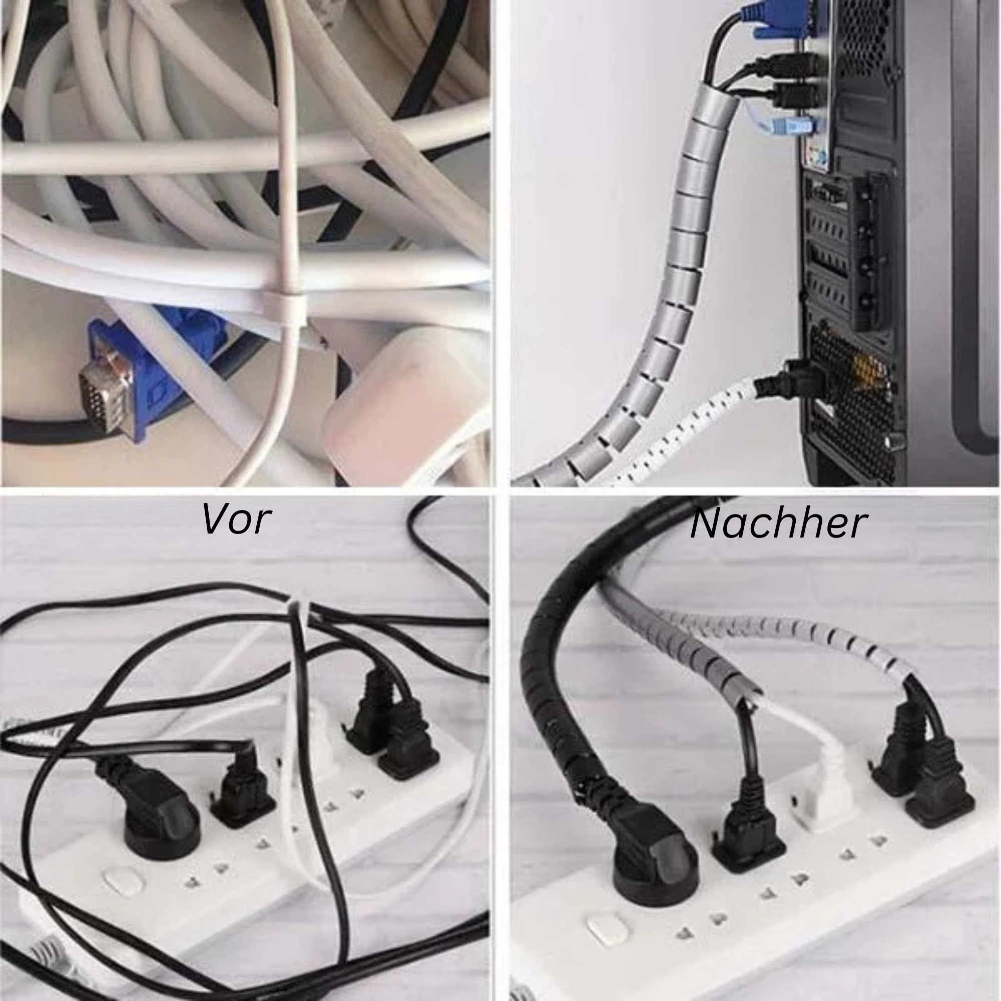 WireWise™ - Kabel-Organisator (1+1 GRATIS)