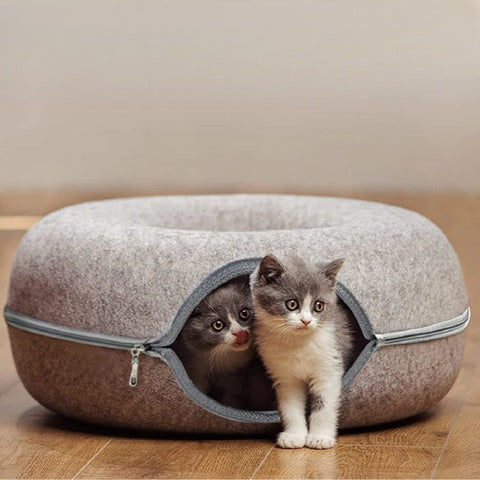 Cat Donut™ Interaktives Katzentunnelbett