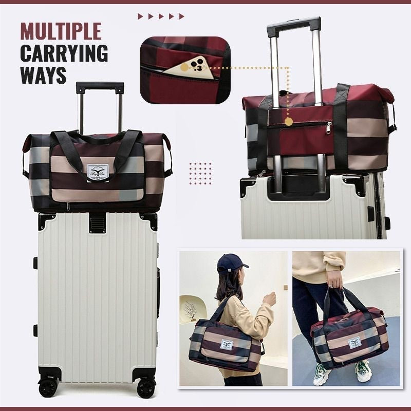 Luxvel Bag™️ I Faltbare gestreifte Reisetaschen
