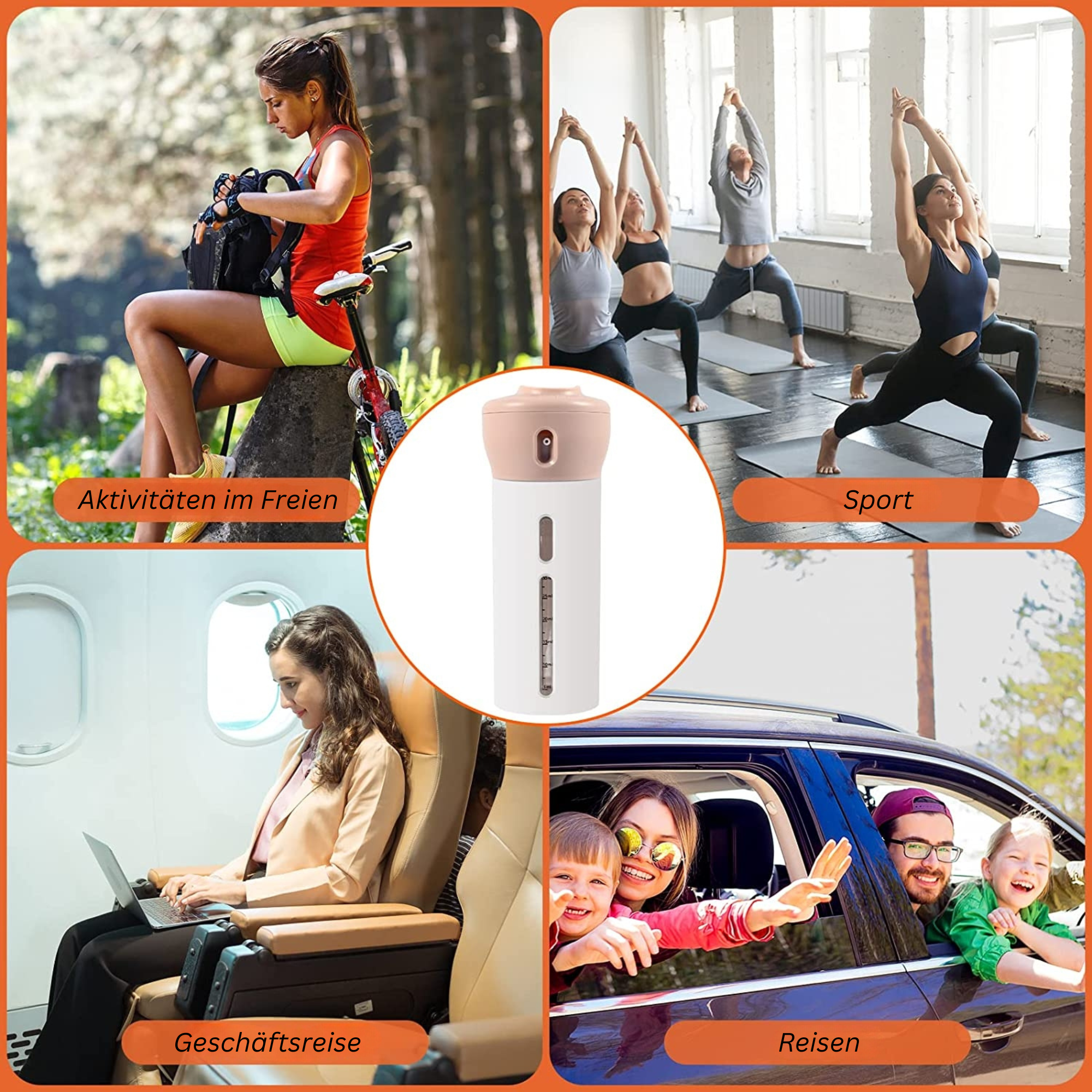 Mixfill™️ I 4 in 1 Reisespender