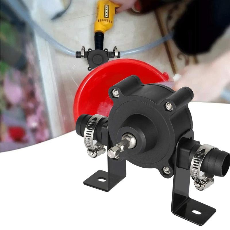 Pumpie™ Selbstansaugende Wassertransferpumpe mit Handbohrantrieb