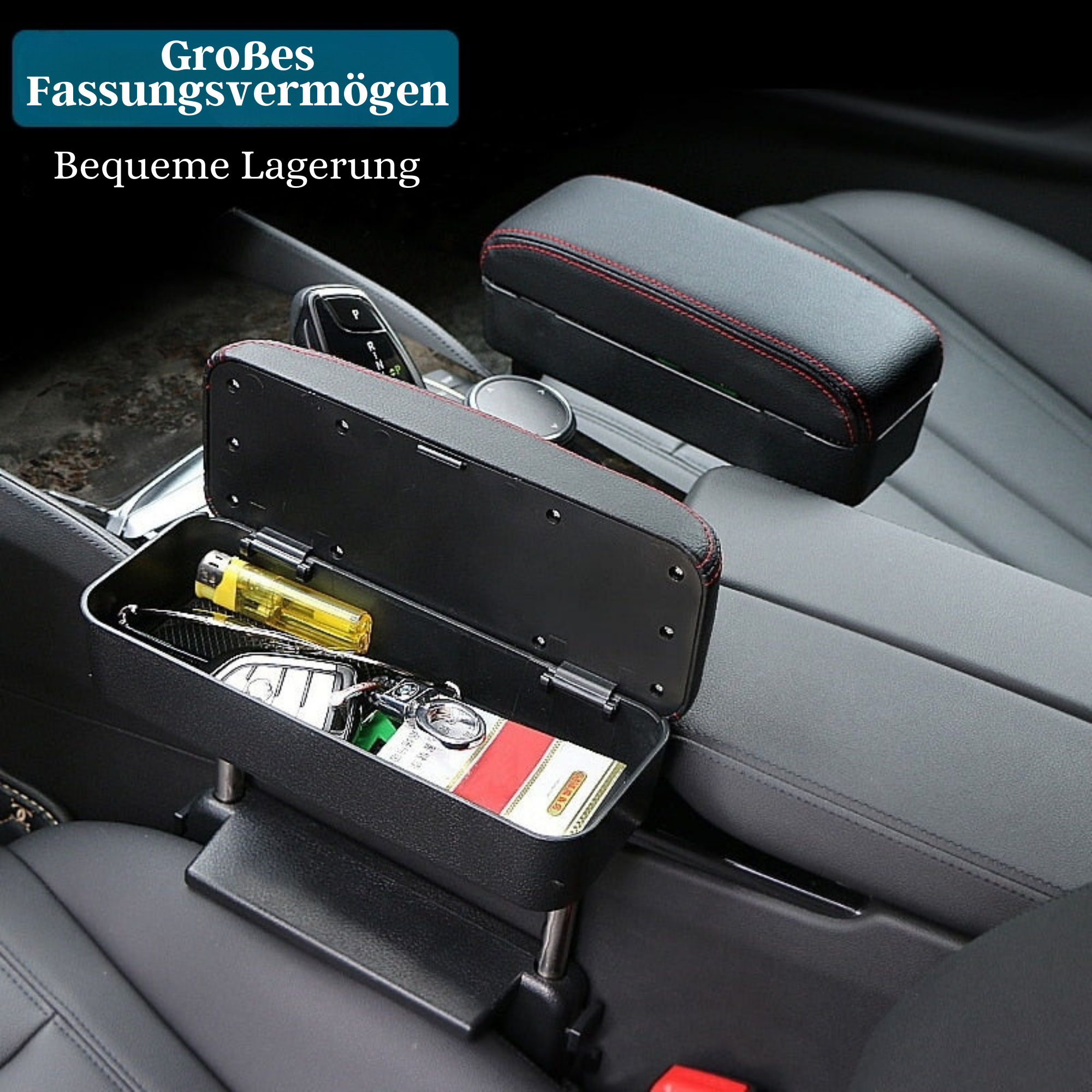 CarCady™️ I Universal Auto Armlehne Aufbewahrungsbox