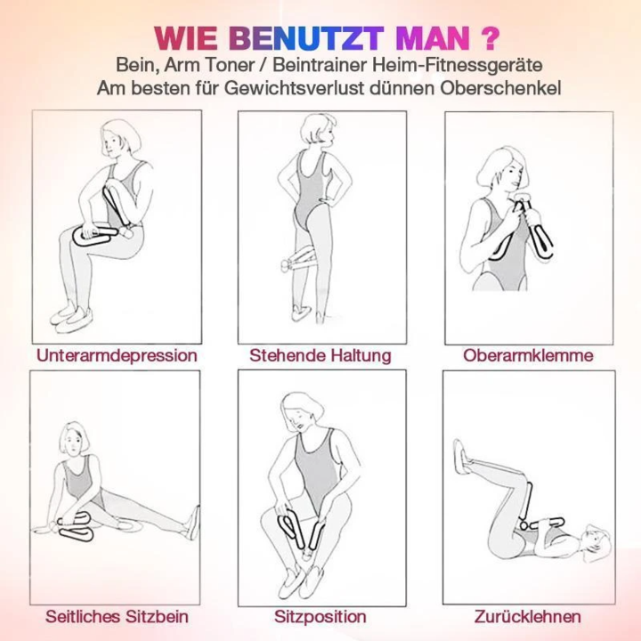 FitPro™ - Multifunktionaler Beintrainer Heimtrainer