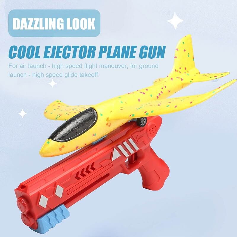 Fun Fly™ Schaumstoff-Flugzeugstarter Katapult