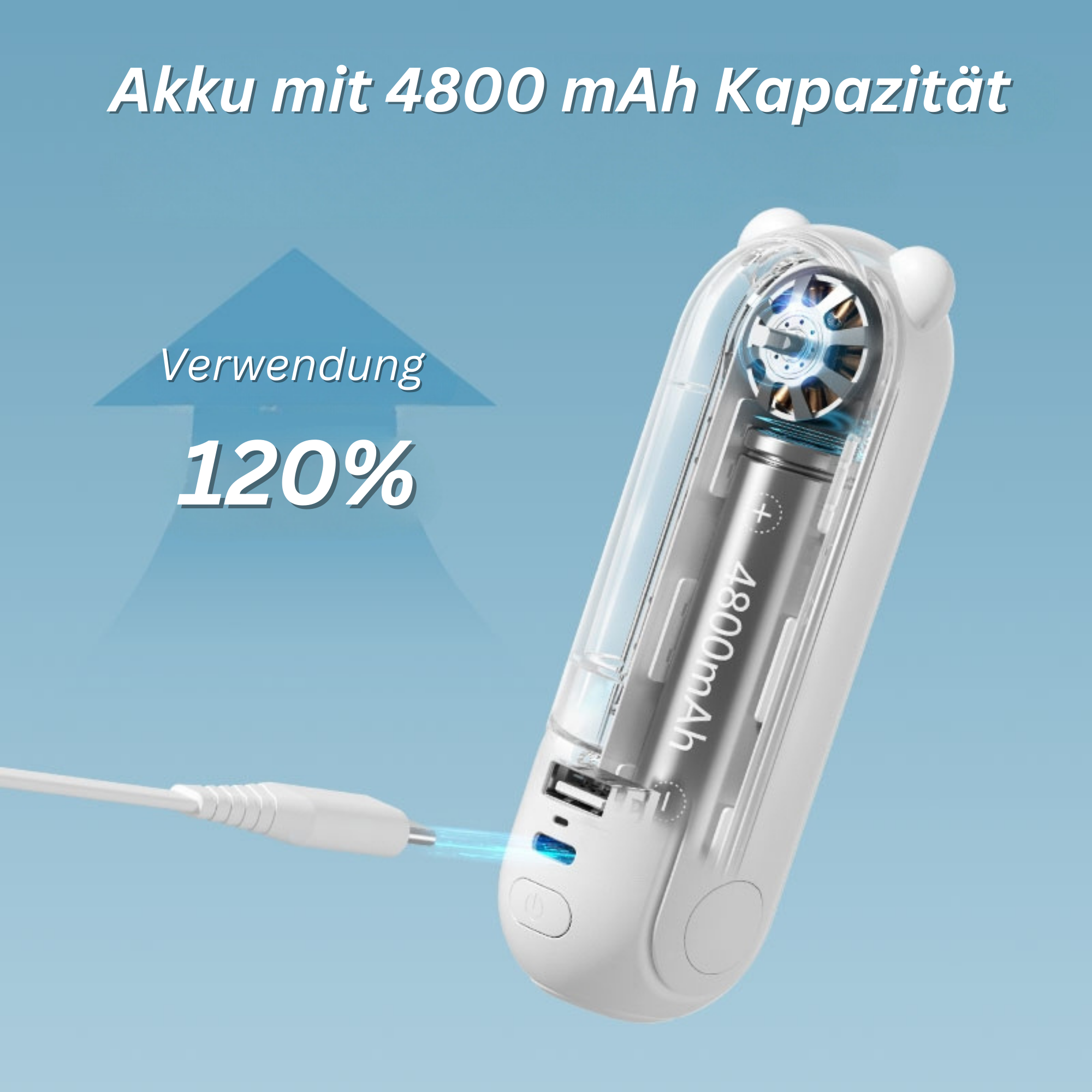 Jisulife™️ I 3 in 1 tragbarer Mini-Ventilator