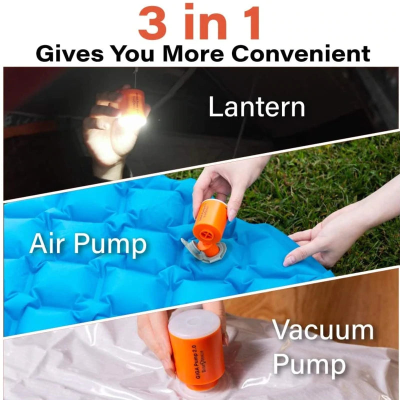 GIGA Pump™ Tragbare 3-in-1-Luftpumpe