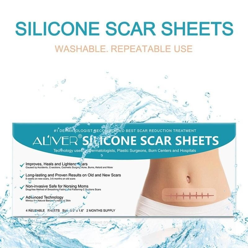 Anti Scar™ Silikonblätter zur Narbenentfernung