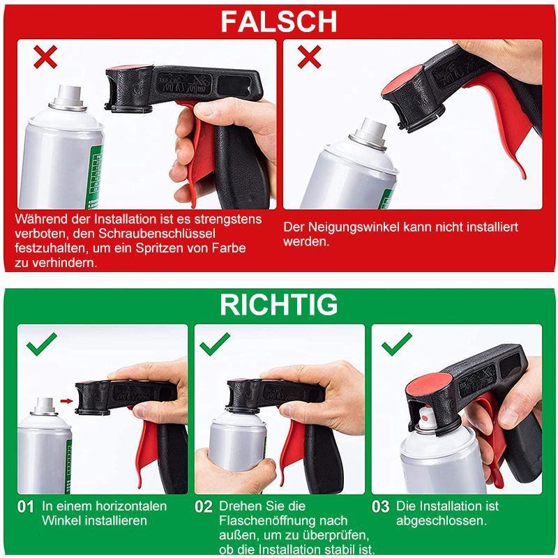 Handler-Gun™️ I Tragbarer Kunststoff-Sprühgriff (1+1 GRATIS)