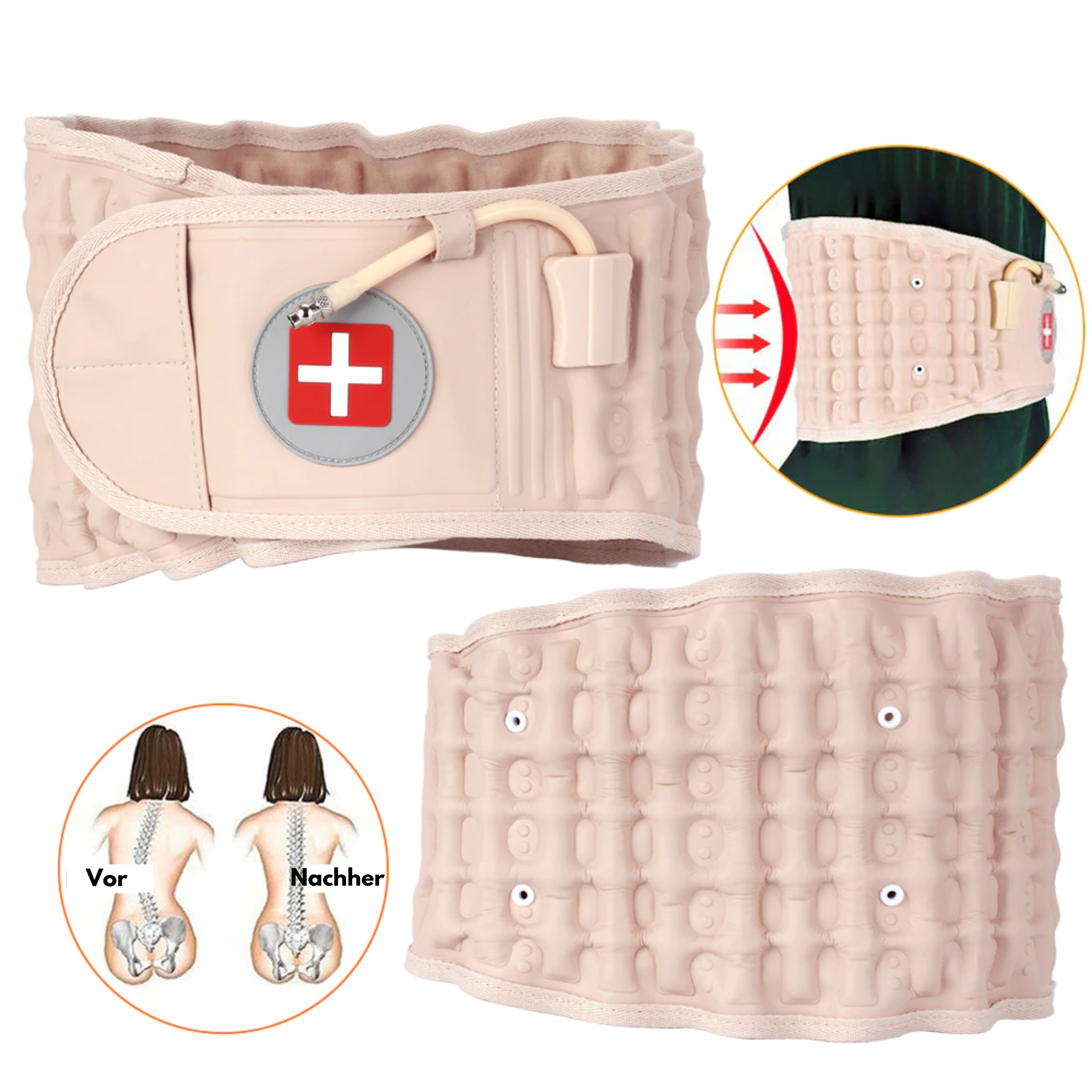 LumbarFit™ Dekompressionsgürtel zur Linderung von Rückenschmerzen