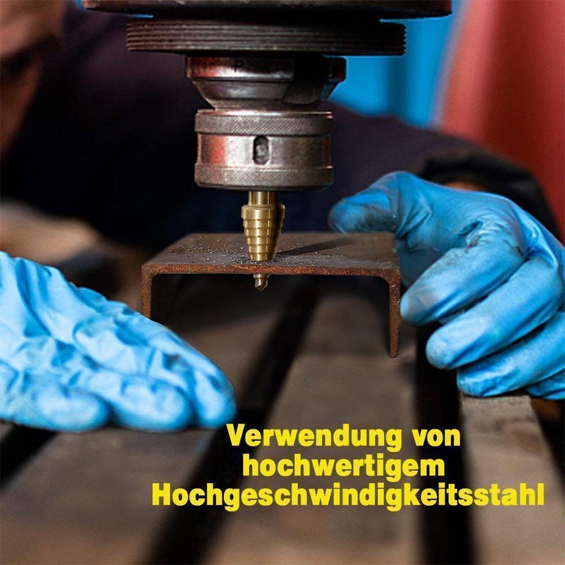 DrillMax™ - Titan Stufenbohrer Set (3 Stück)