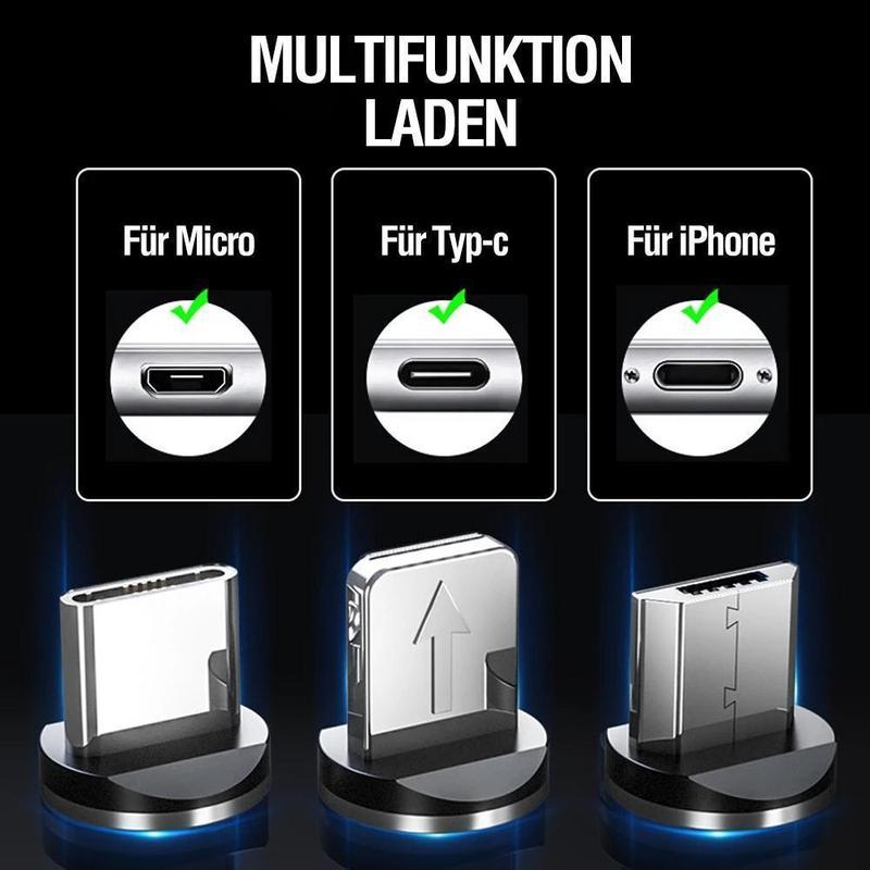 LuminousWire™ - LED Magnetic 3 in 1 USB Ladekabel (1+1 GRATIS)