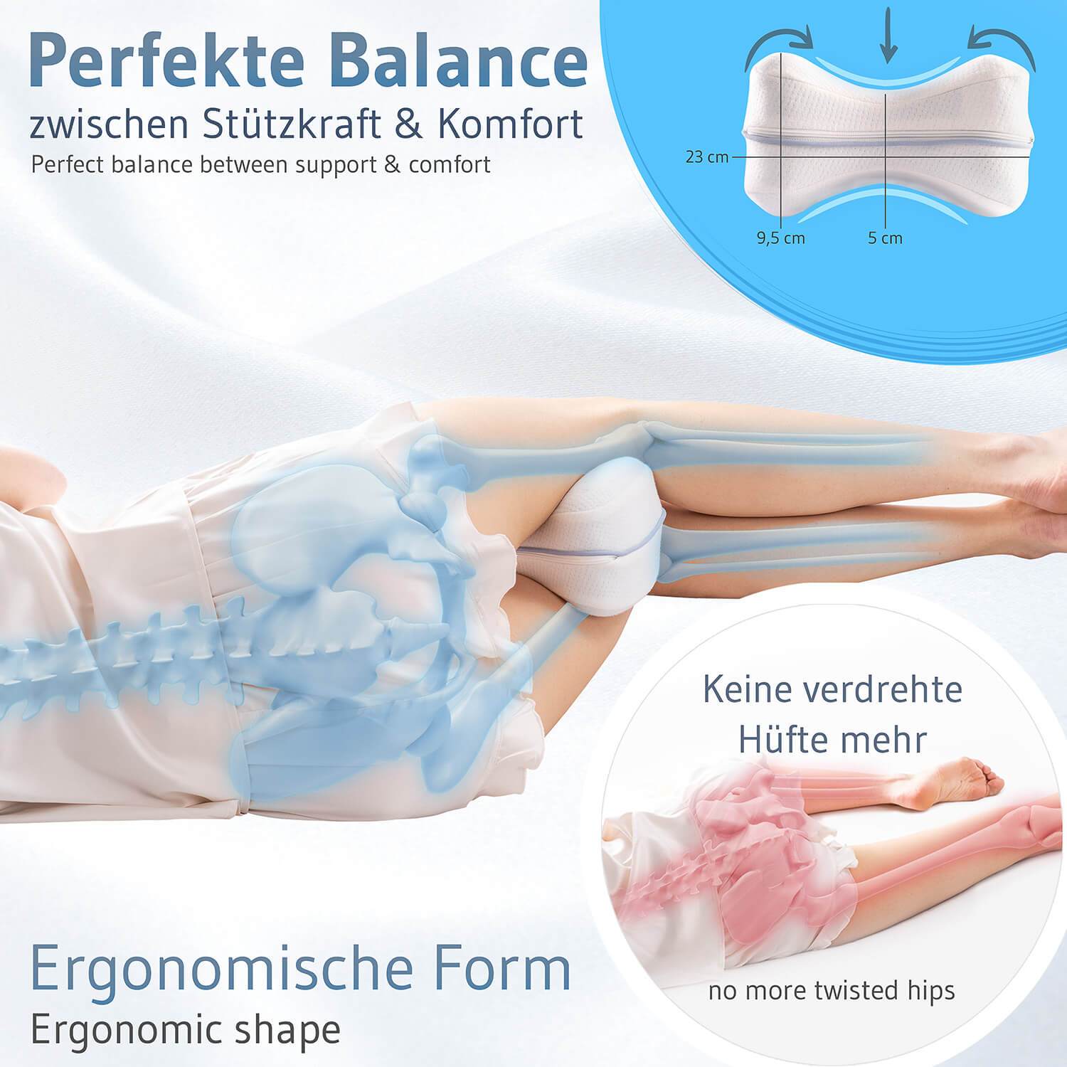 MaxPilo™ - Orthopädisches Beinkissen (1+1 GRATIS)