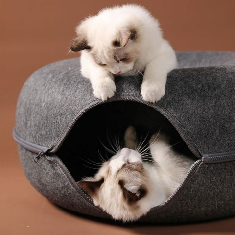 Cat Donut™ Interaktives Katzentunnelbett