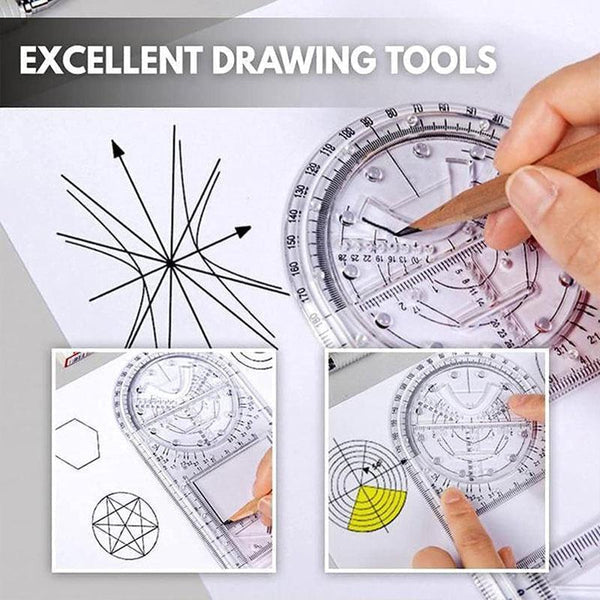 GeoRule™ Geometrisches Universallineal (1+1 GRATIS!)