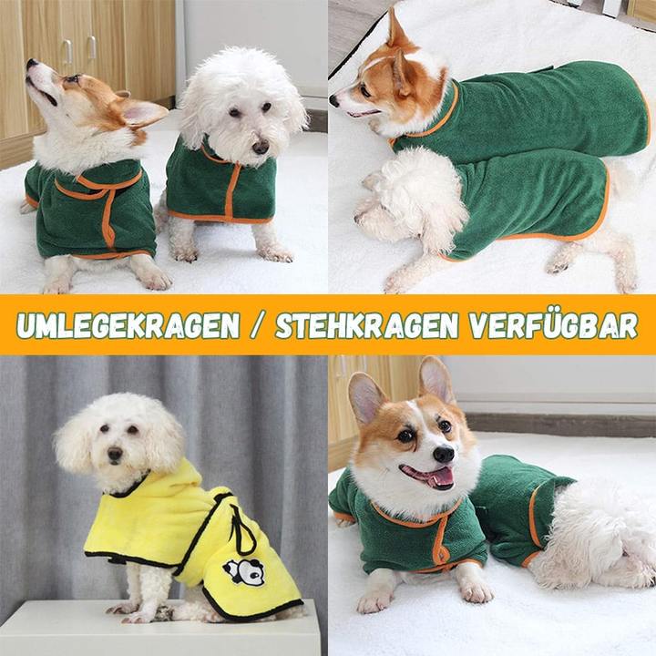QuickDry™ - Super Saugfähiger Bademantel für Haustiere