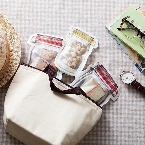MyZip Bags™ - Jar Wiederverwendbare Tasche Satz