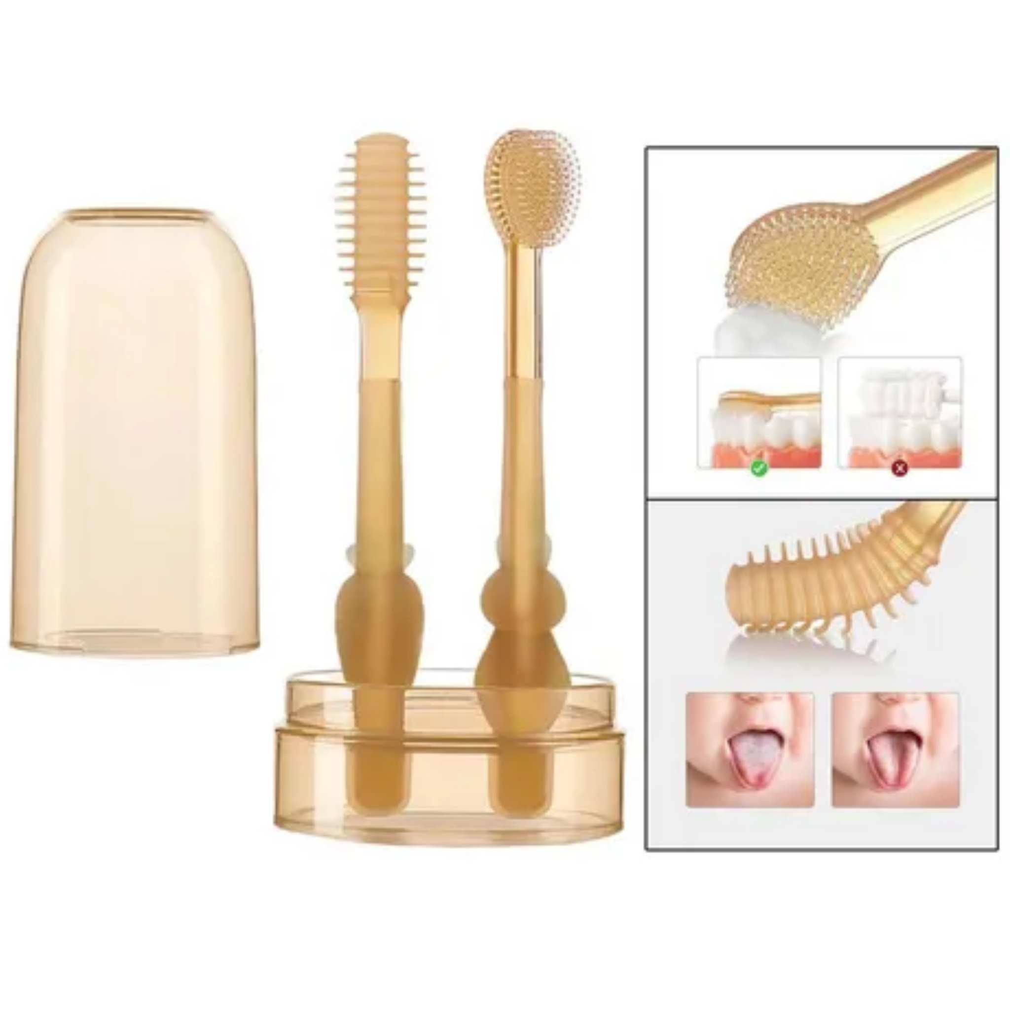 Brushy™ Silikon-Babybürste (1+1 GRATIS!)