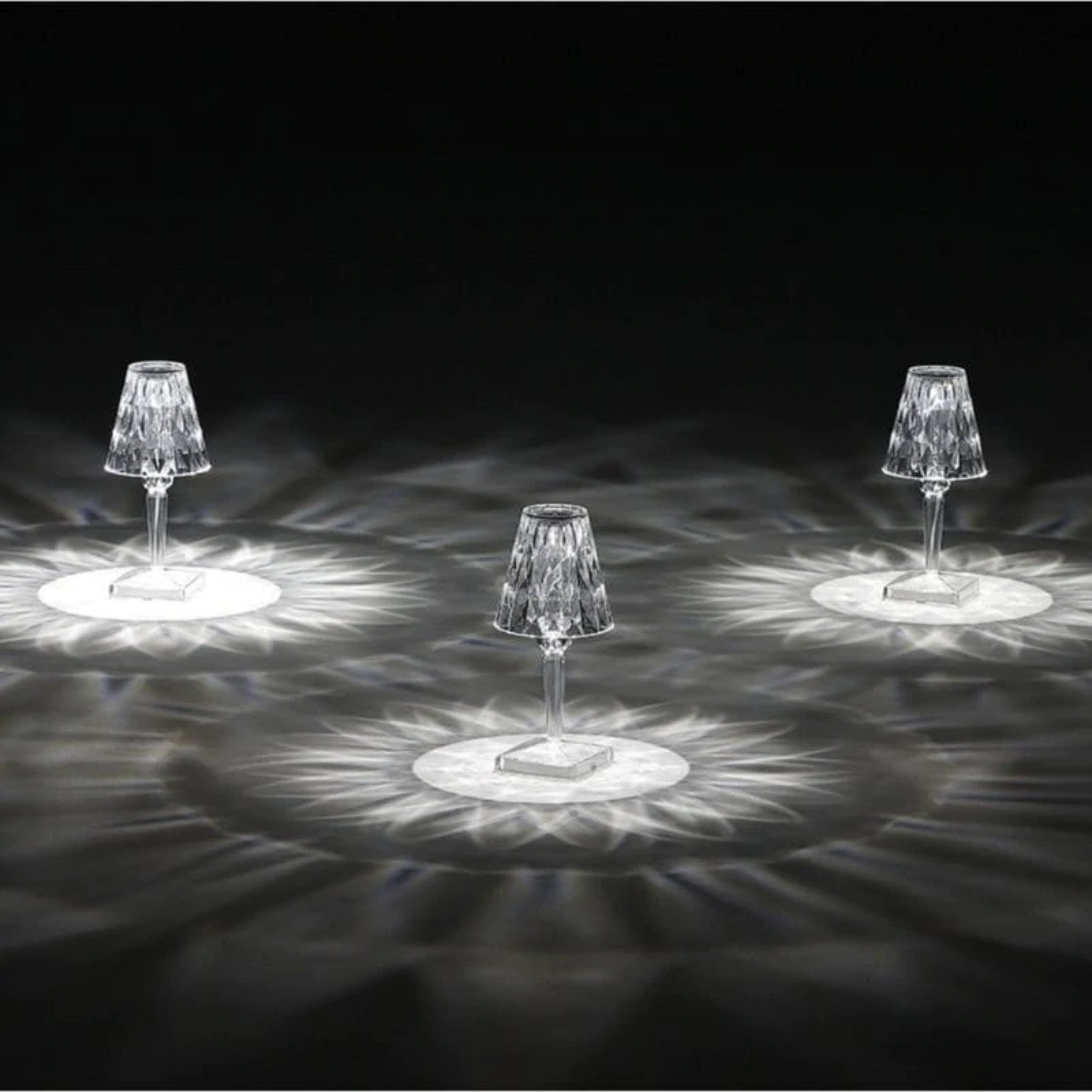 LightUp™ Acryl Wiederaufladbare Kristall-Tischlampe