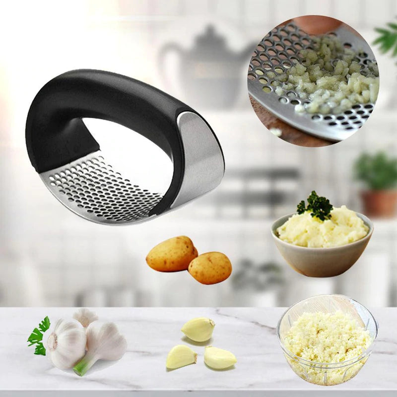 Garlic Master™ Knoblauchpresse Edelstahl (1+1 GRATIS)