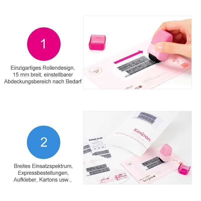 Privacy Protect™ Super Nützlicher und Günstiger Sicherheitsrollstempel