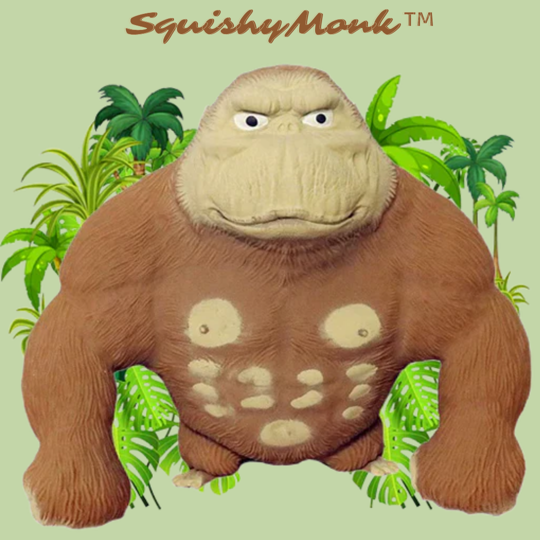 SquishyMonk™ Dekompression Gorilla Dehnungsspielzeug