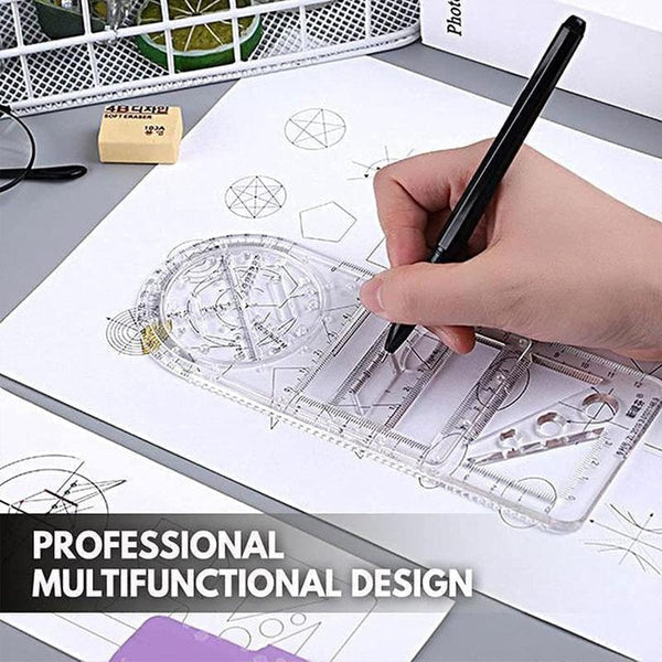 GeoRule™ Geometrisches Universallineal (1+1 GRATIS!)