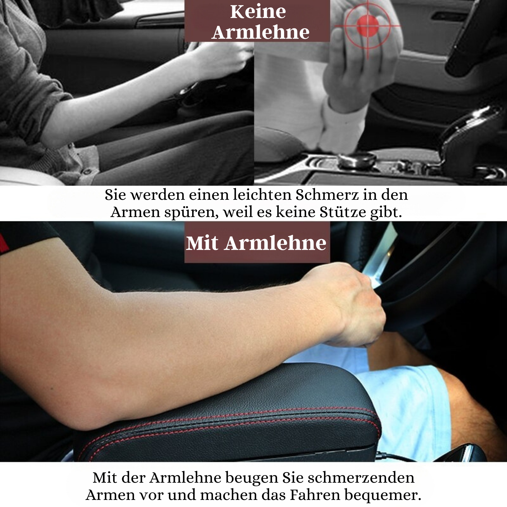 CarCady™️ I Universal Auto Armlehne Aufbewahrungsbox