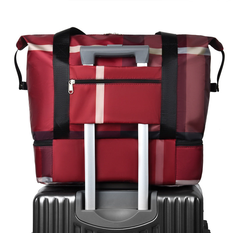 Luxvel Bag™️ I Faltbare gestreifte Reisetaschen
