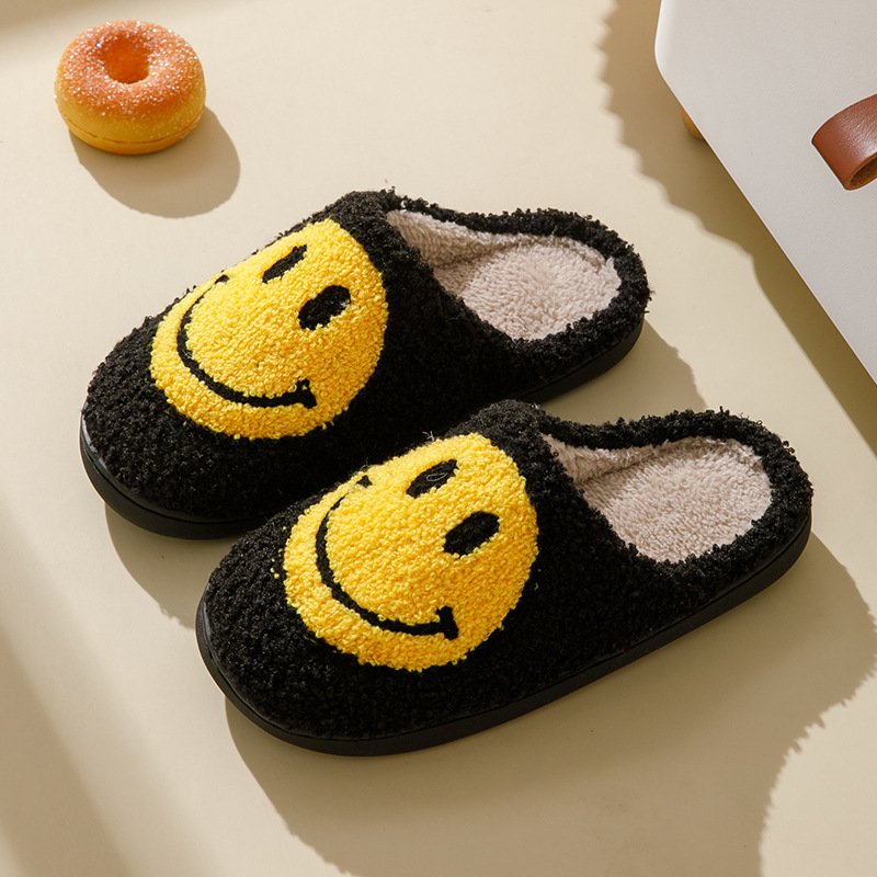 CozyFeet™ - Smiley Kuschelige Hausschuhe